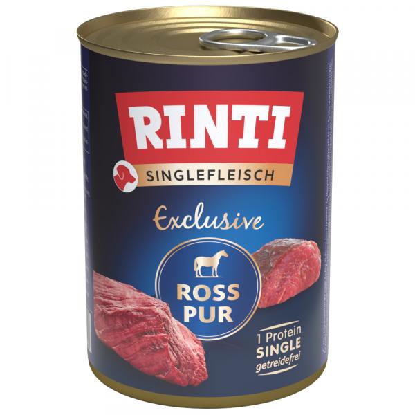 RINTI Singlefleisch, 6 x 400 g - Exclusive, Konina