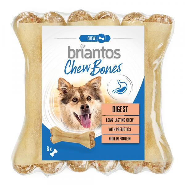 Briantos Chew Bones Digest (z prebiotykami) - 6 x 12 cm (330 g)