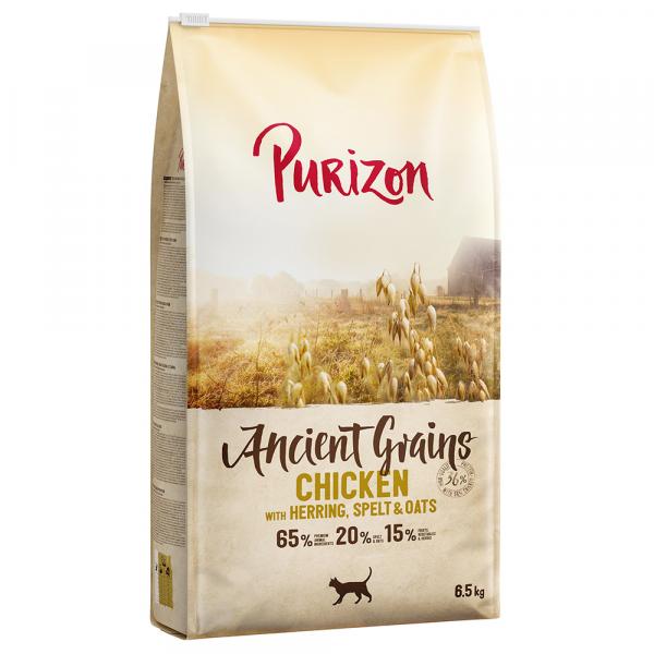 Dwupak Purizon karma dla kota, 2 x 6,5 kg - Adult, kurczak z rybą - prazboża