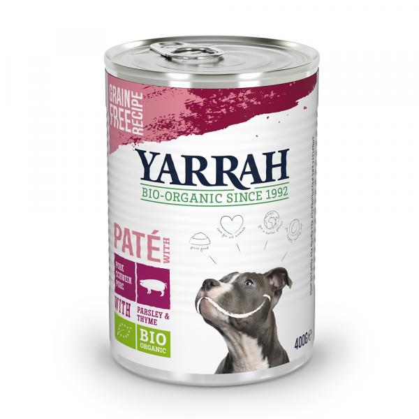 Yarrah Bio-Paté z wieprzowiną - 6 x 400 g