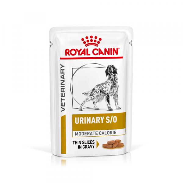Royal Canin Veterinary Diet Canine Urinary S/O Moderate Calorie - 24 x 100 g