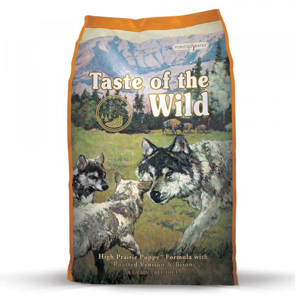 4 + 2 kg gratis! Taste of the Wild, karma sucha, 3 x 2 kg - High Prairie Puppy