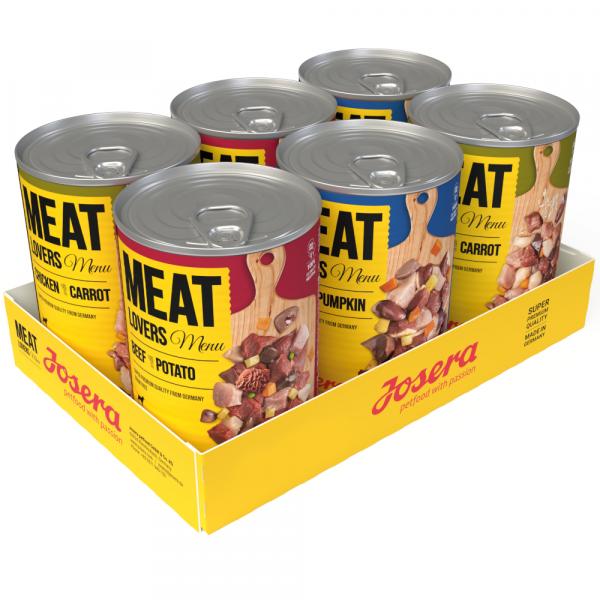 Josera Meatlovers Menu, 6 x 400 g - Pakiet mieszany (3 smaki)