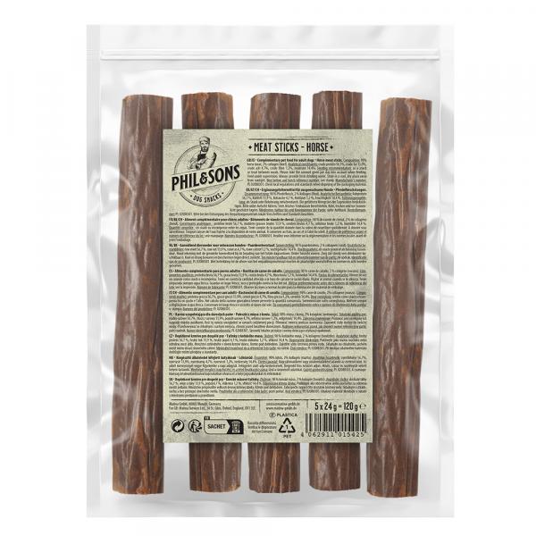 Phil & Sons, pałeczki do żucia, konina 5 x 5 szt.
