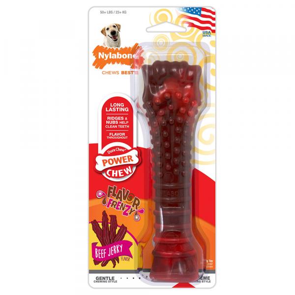 Nylabone Dura Chew Beef Jerky zabawka do żucia - L, dł. x szer. x wys.: ok. 20 x 5,5 x 3 cm