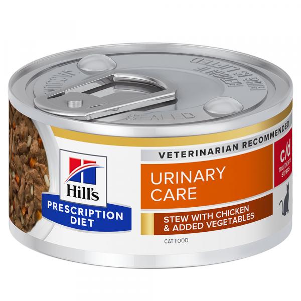 20 + 4 gratis! Hill's Prescription Diet, karma mokra, 24 x 82 g - c/d Multicare Stress Urinary Care, kurczak