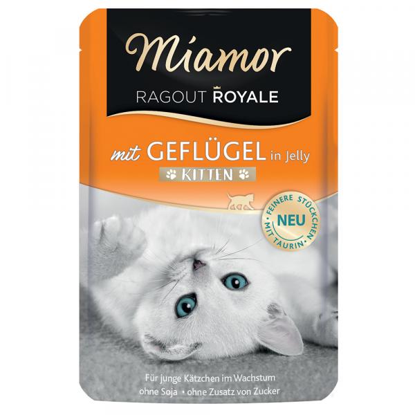 Miamor Ragout Royale Kitten, 22 x 100 g - Drób