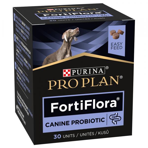 Purina Pro Plan Fortiflora Canine Probiotic, kostki do żucia - 60 g (2 x 30 szt.)