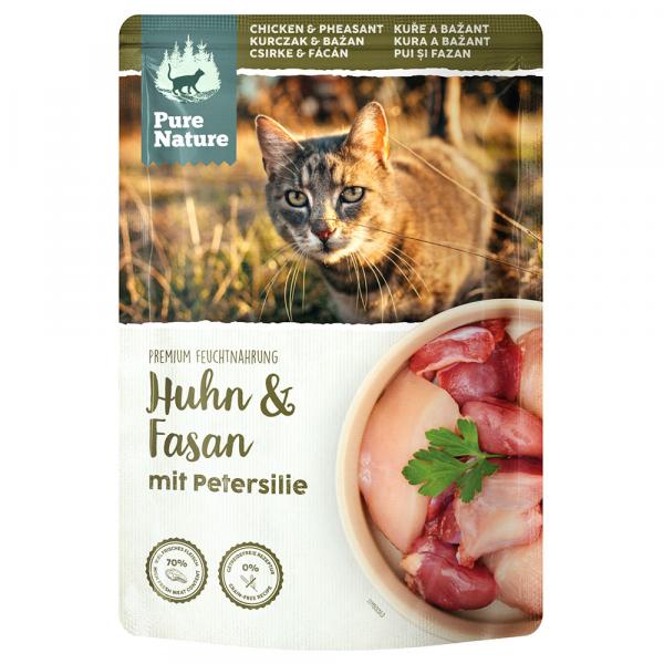 Pure Nature Feline, 12 x 85 g - Kurczak i bażant