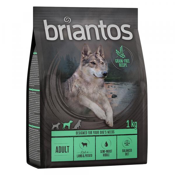 15% taniej! Briantos, karma sucha, 2 x 1 kg - Adult, jagnięcina z ziemniakami, bez zbóż