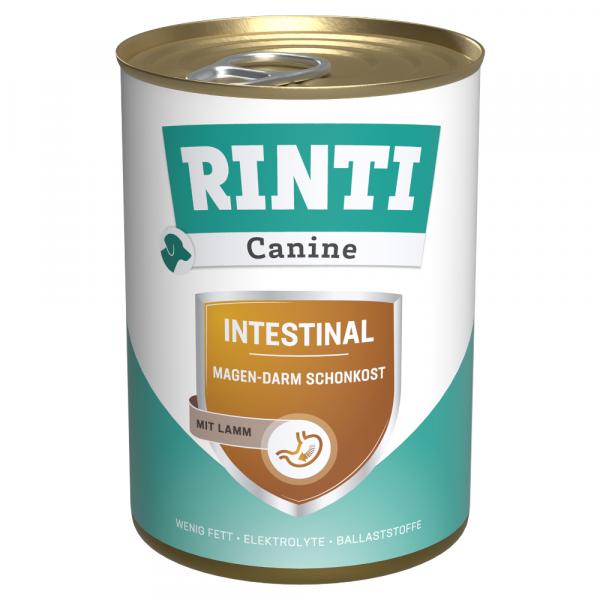 RINTI Canine Intestinal z jagnięciną, 400 g - 24 x 400 g