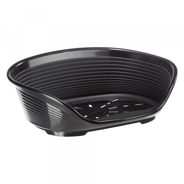 Ferplast Siesta Deluxe kosz, czarny - Kosz rozmiar 10: dł. x szer. x wys.: 93,5 x 68 x 28,5 cm