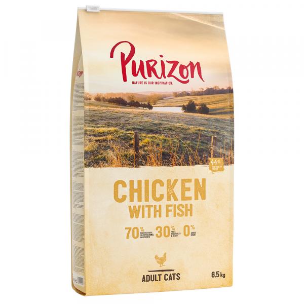 Dwupak Purizon karma dla kota, 2 x 6,5 kg - Adult dla kota, kurczak i ryba