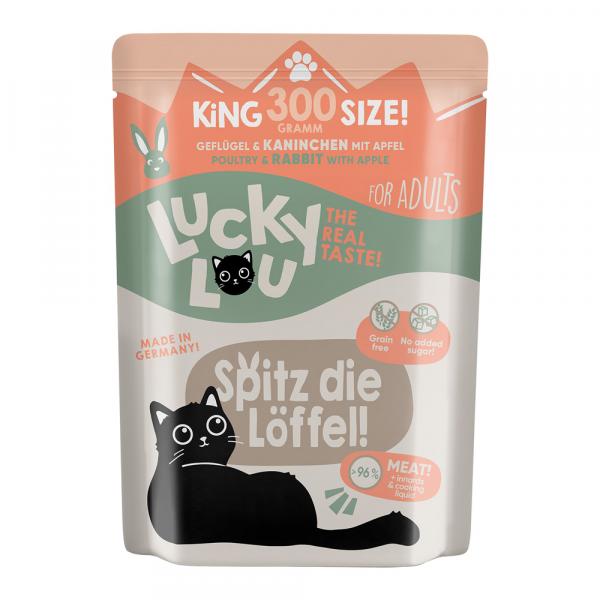 Lucky Lou Adult, 6 x 300 g - Drób i królik