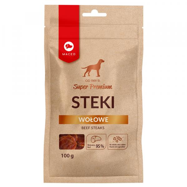 Maced Super Premium, steki wołowe - 3 x 100 g