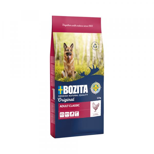 10 + 2 kg gratis! Bozita Original, karma sucha dla psa, 12 kg - Adult Classic