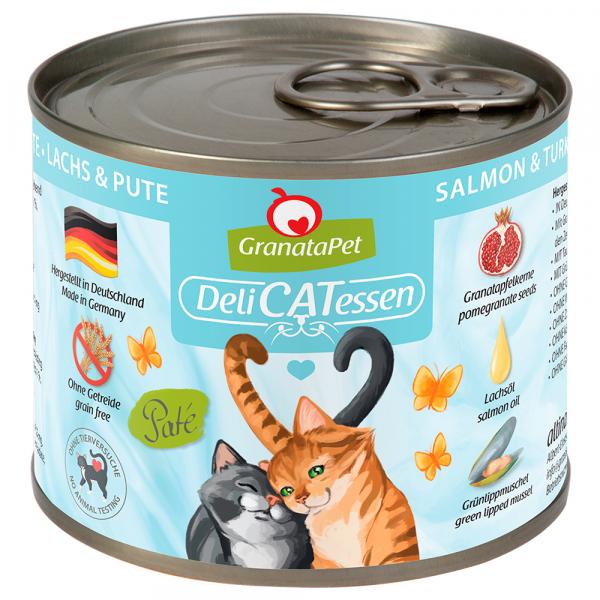 GranataPet DeliCatessen, 6 x 200 g - Pakiet mieszany III (bez ryby)