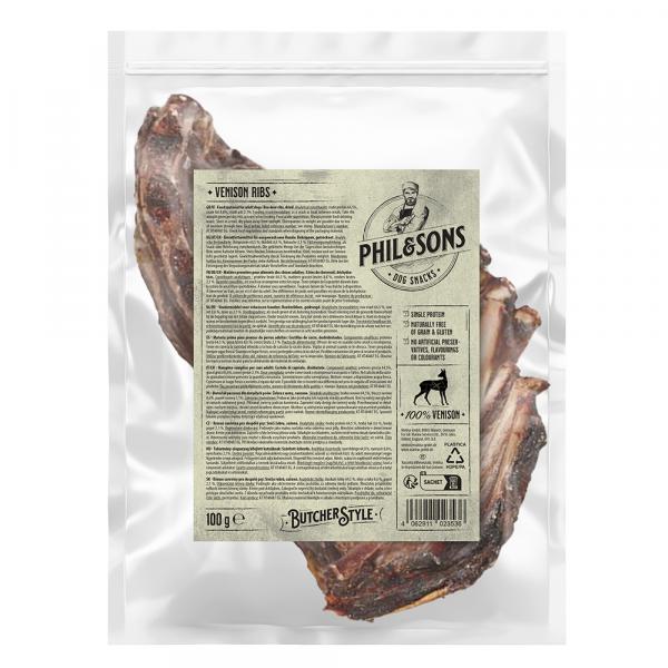 Phil & Sons, żeberka z sarny - 3 x 100 g