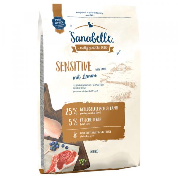 Sanabelle Sensitive, jagnięcina - 2 x 10 kg