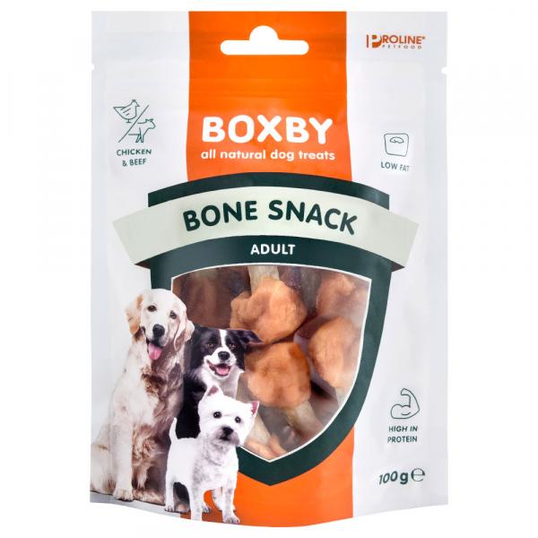 20% taniej! Boxby, przysmaki dla psów, różne rodzaje - Bone Snack, 100 g