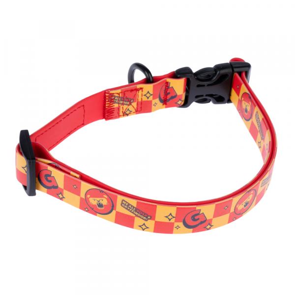 Harry Potter obroża dla psa Gryffindor, pomarańczowa - Rozmiar L: obw. szyi 35-56 cm, szer. 20 mm