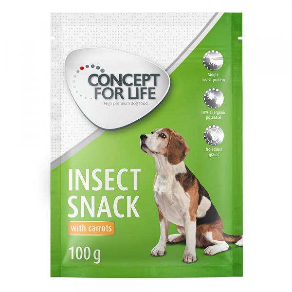 Concept for Life Insect Snack, marchew 3 x 100 g