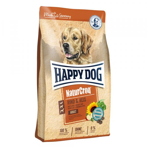 Happy Dog NaturCroq, wołowina i ryż - 2 x 15 kg