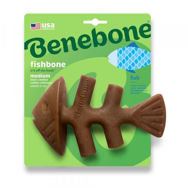 Benebone Fishbone - Medium (dł. x szer.): ok. 18 x 11,5 cm