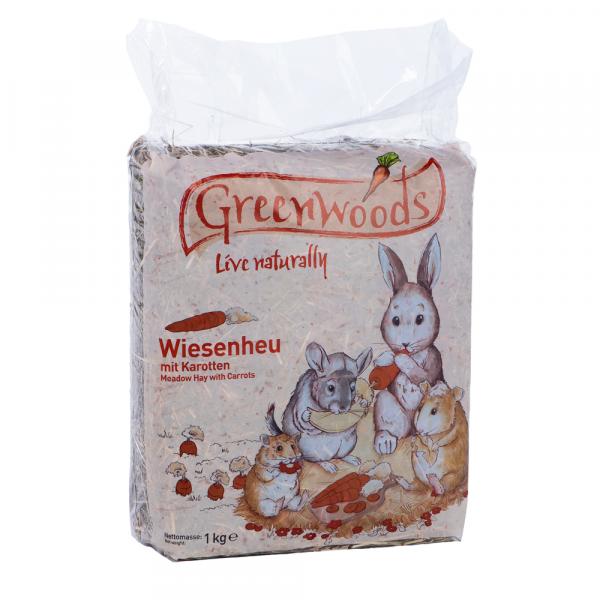 Greenwoods Siano łąkowe, 1 kg - Marchew, 1 kg