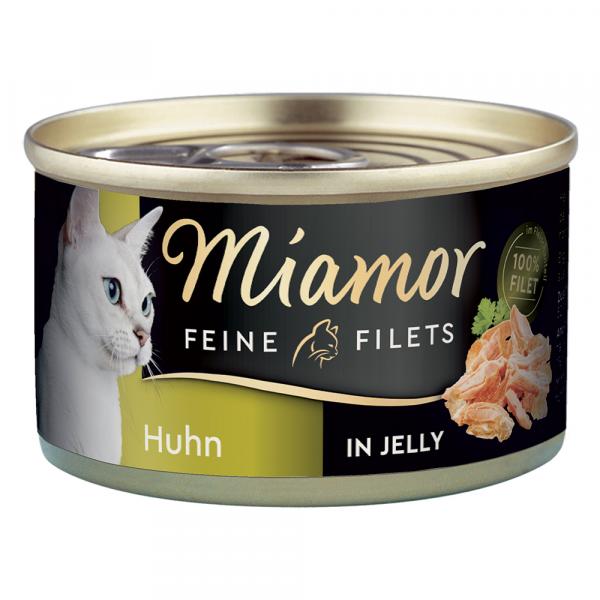 Megapakiet Miamor Feine Filets w puszkach, 24 x 100 g - Kurczak
