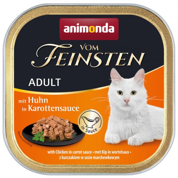 Megapakiet animonda vom Feinsten Adult NoGrain w sosie, 30 x 100 g - Kurczak w sosie marchewkowym