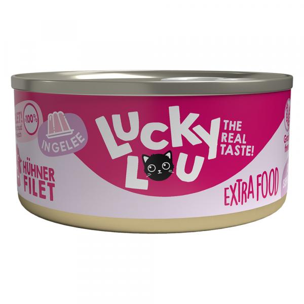 Lucky Lou Extrafood w galaretce 18 x 70 g - Filet z kurczaka