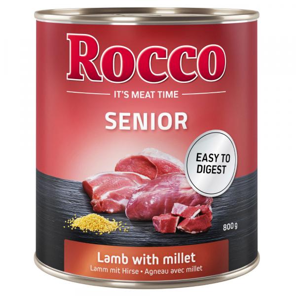 Rocco Senior, 6 x 800 g - Jagnięcina z prosem