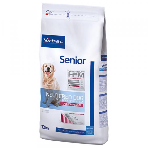 Virbac Veterinary HPM Dog Senior Neutered Large & Medium dla psów - 12 kg