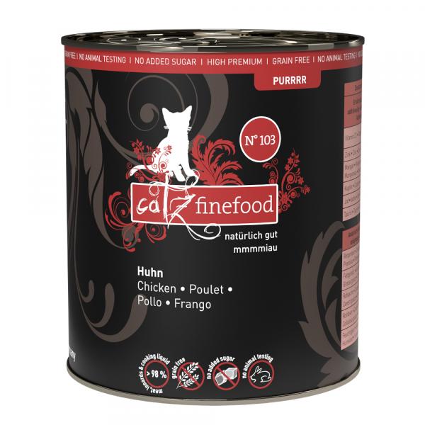 Catz finefood Purrrr, 6 x 800g/750g - No. 103: Kurczak, 6 x 800 g