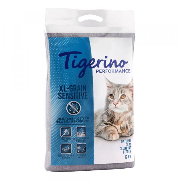 Tigerino Performance XL-Grain Sensitive, żwirek dla kota - bezzapachowy - 12 kg