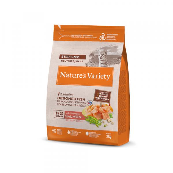 Nature's Variety Selected Sterilised, łosoś norweski - 3 kg