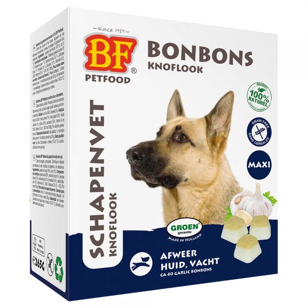 BioFood Bonbons z tłuszczu owczego z czosnkiem Medium/Large - Podwójne opakowanie: 2 x 40 sztuk