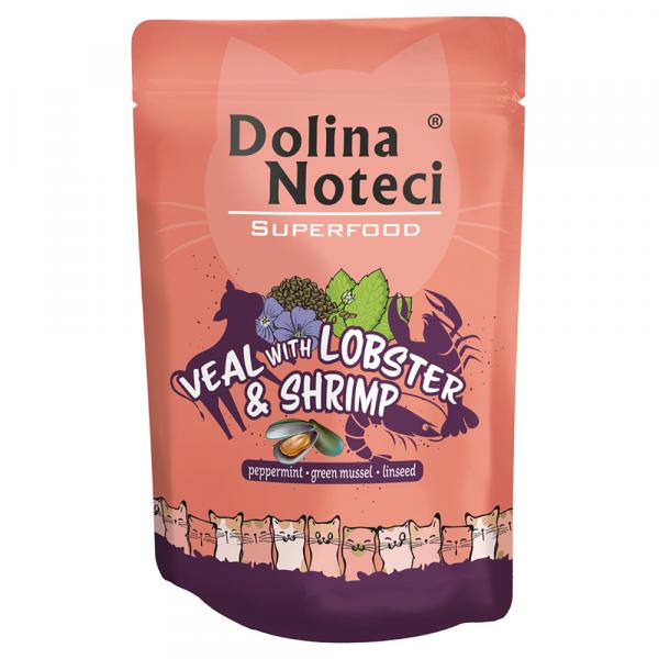 Dolina Noteci Superfood, 10 x 85 g - Cielęcina z homarem i krewetkami