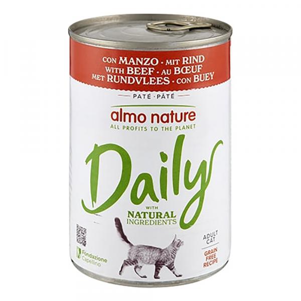 Almo Nature Daily Menu, 6 x 400 g - Wołowina