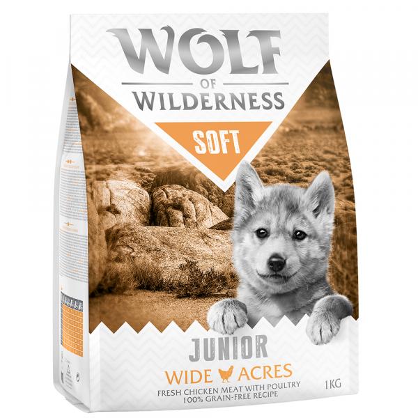 Wolf of Wilderness Junior „Soft – Wide Acres”, kurczak - 5 x 1 kg