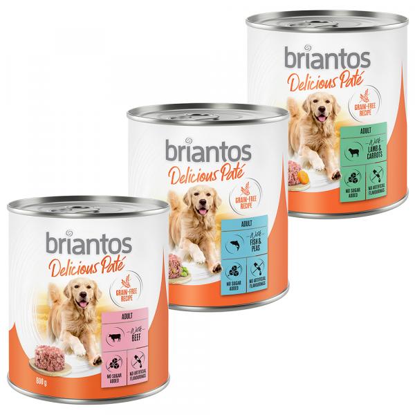 Briantos Delicious Paté, 6 x 800 g - Pakiet mieszany