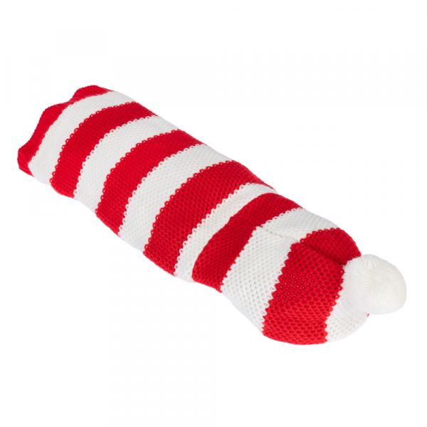 TIAKI czerwony sweter w paski dla psów - Rozmiar XL: ok. 41,5 cm długości pleców
