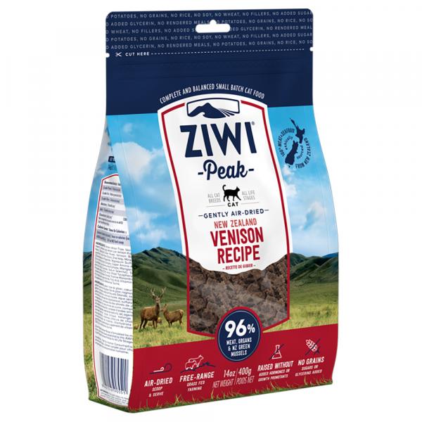Ziwi Peak Air-Dried, karma suszona powietrzem, dziczyzna - 4 x 400 g