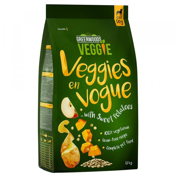 Greenwoods Veggie, bataty z soczewicą, jabłkiem i dynią - 4 x 1,5 kg