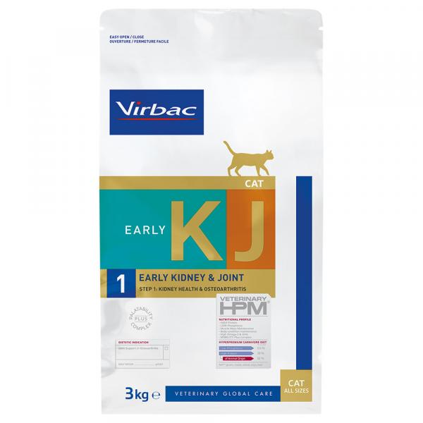 Virbac Veterinary HPM Cat KJ1 Early Kidney & Joint Support - 3 kg