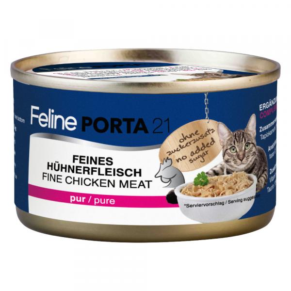 Feline Porta 21, 6 x 90 g - Kurczak w sosie własnym