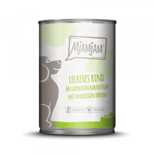 MjAMjAM Adult, 6 x 400 g - Pyszna wołowina z gotowanymi ziemniakami