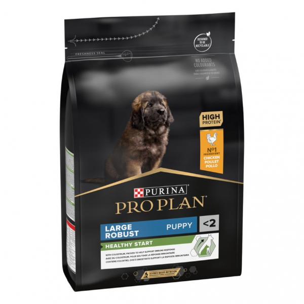 PURINA PRO PLAN Large Robust Puppy Healthy Start, kurczak i ryż - 3 kg