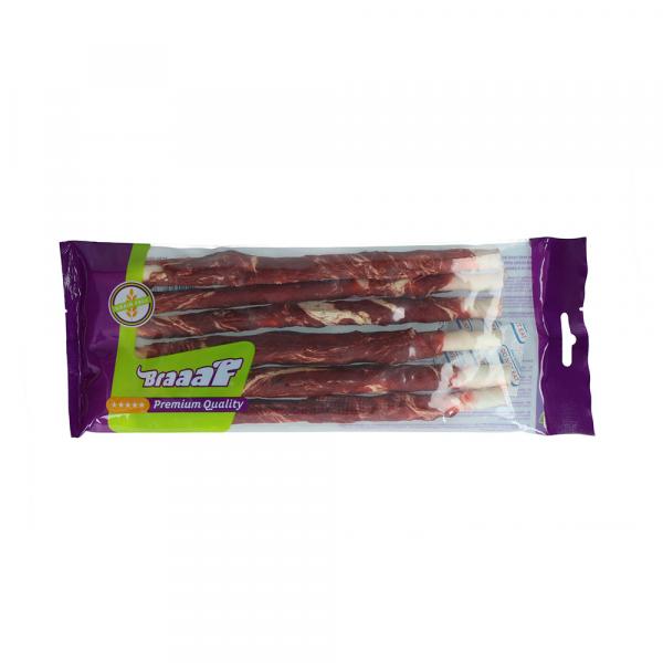 25% taniej! Braaaf, przysmaki dla psa, różne rodzaje - Twisted Sticks wołowina, dorsz, 6 pałeczek